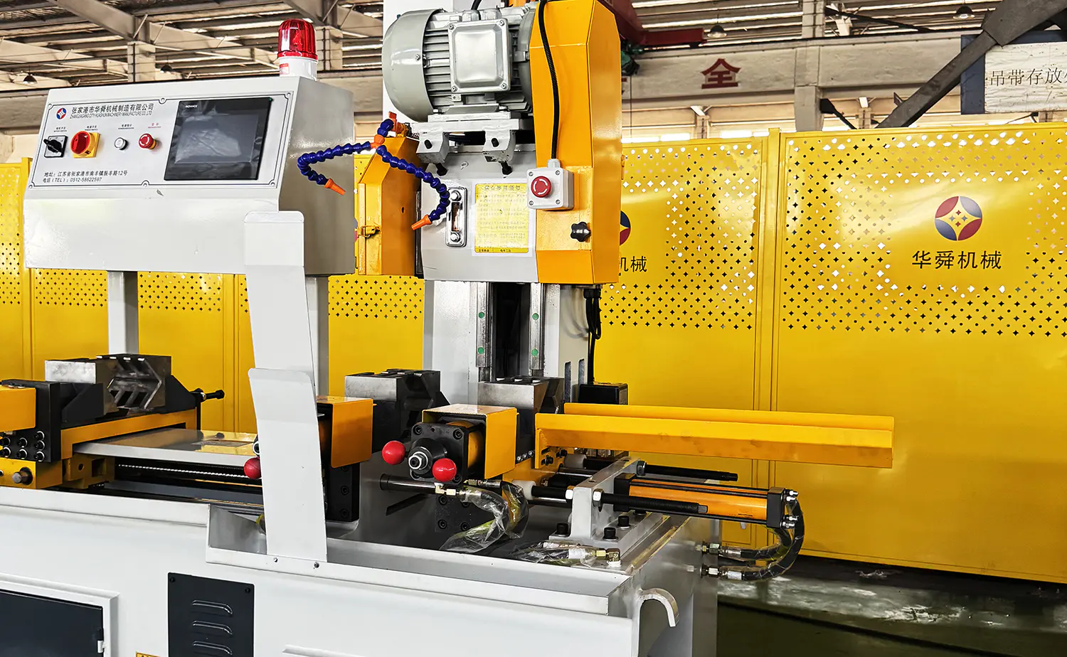 Máquina de corte de tubo de alimentação servo totalmente automática série CNC