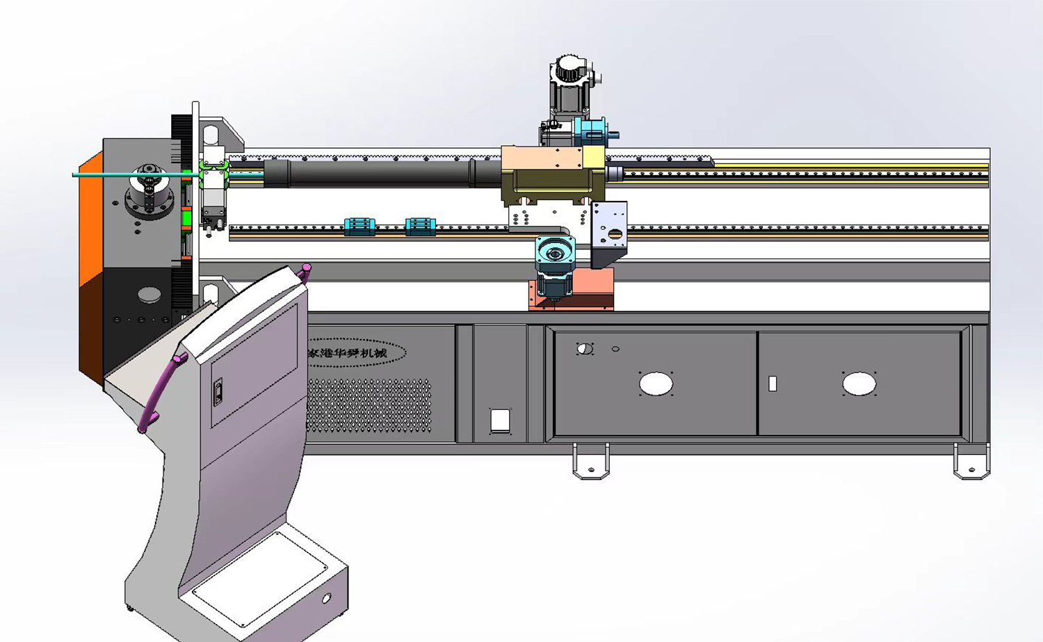 Máquina dobradeira de haste com servocontrole com função de simulação 3D opcional Máquina dobradeira de haste com servocontrole com função de simulação 3D opcional