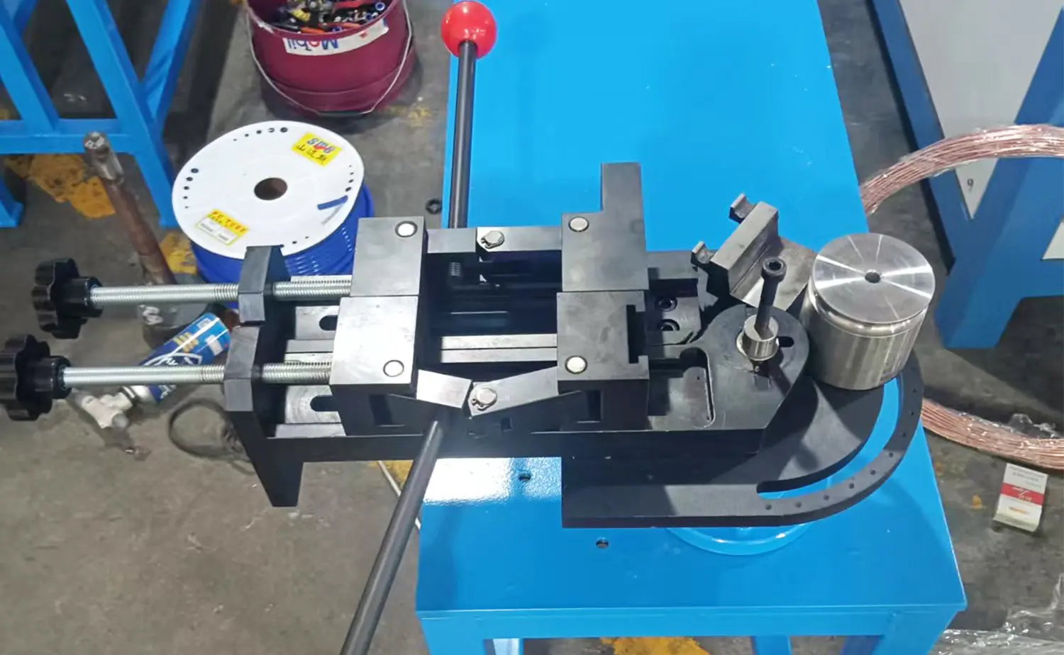 Máquina curvadora de tubo simples manual MS