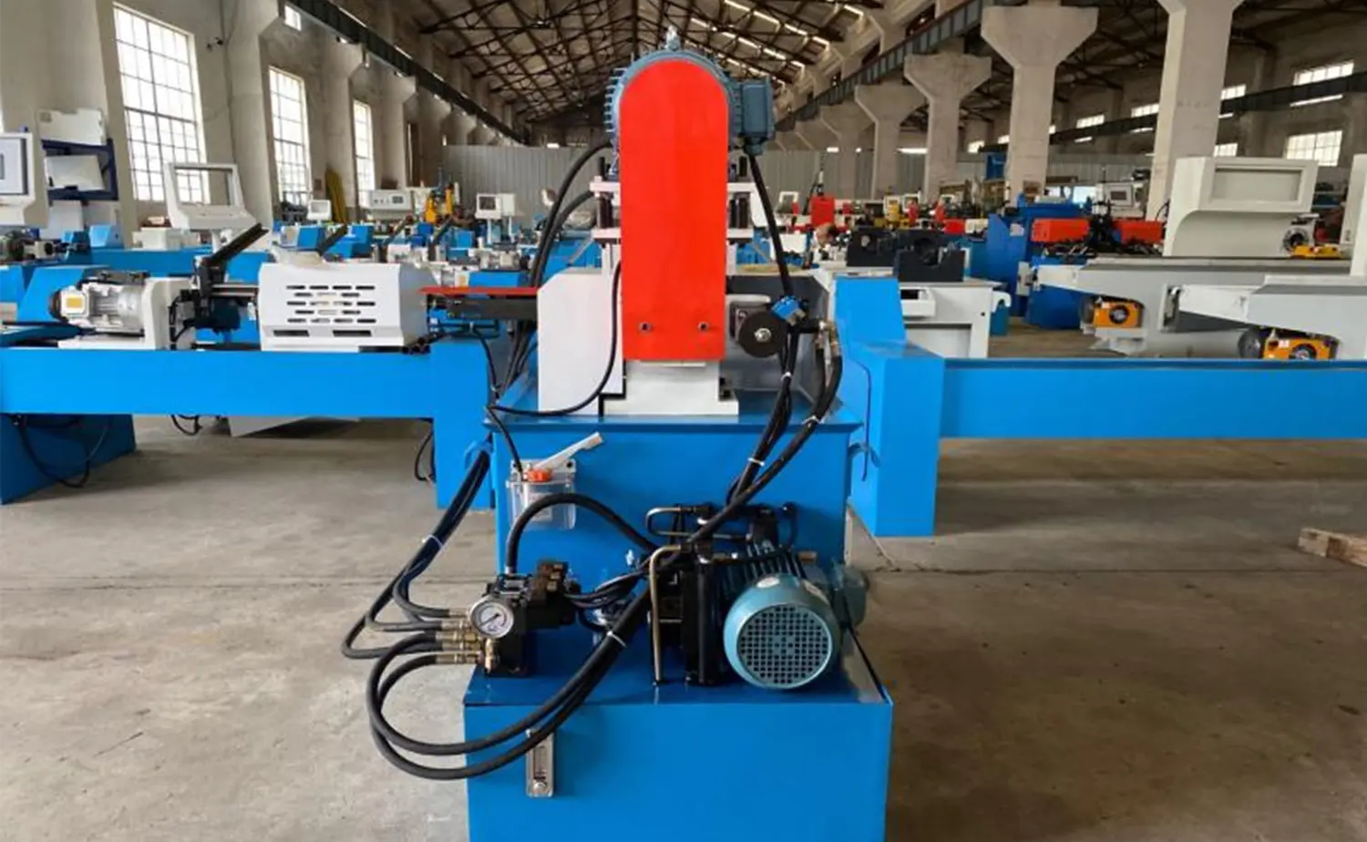 Máquina de chanfrar tubo de cabeça única série EF PV2 para tubos de metal Máquina de chanfrar tubo de cabeça única série EF PV2 para tubos de metal