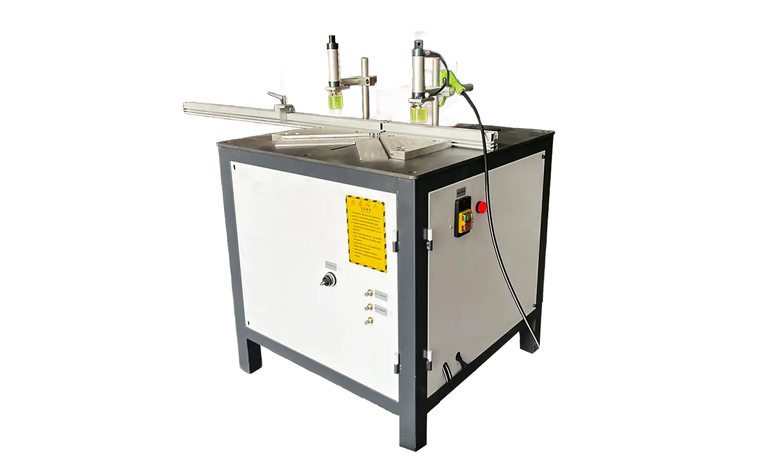 Máquina de corte de tubo de alumínio semiautomática ES500 com função de corte angular