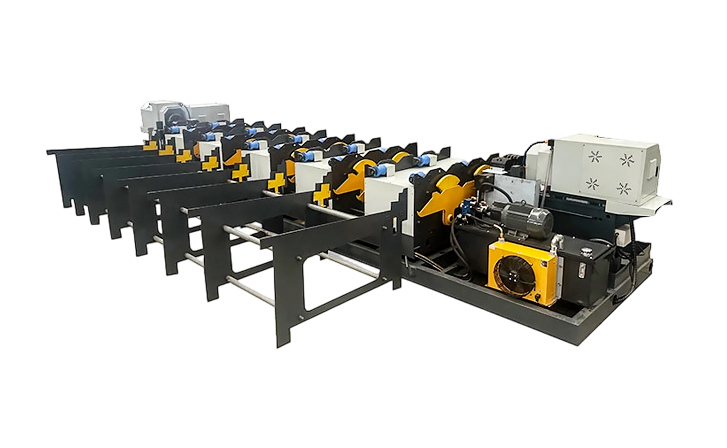 Máquina automática de rosqueamento de tubos de cabeça dupla