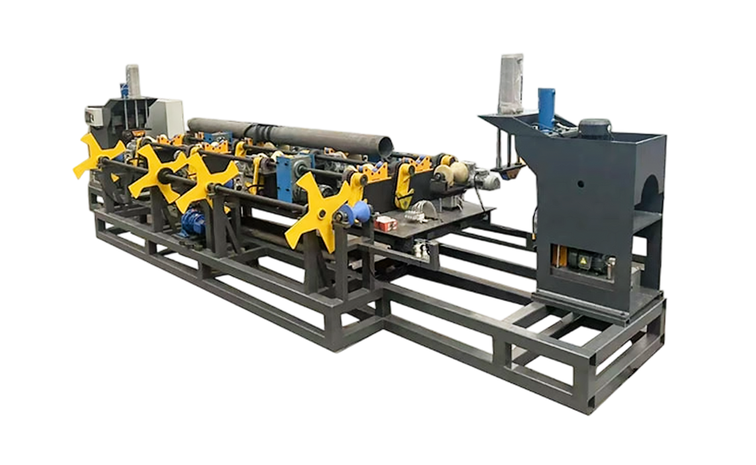 Máquina de ranhurar tubos HTYC200 de 8 polegadas