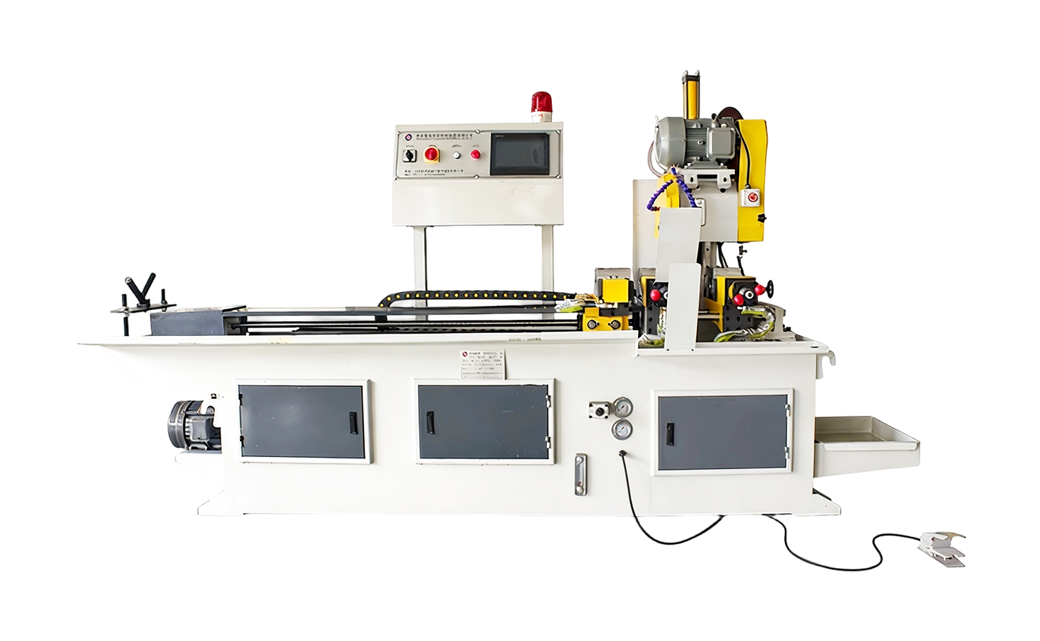Máquina de corte de tubo de alimentação servo totalmente automática série CNC