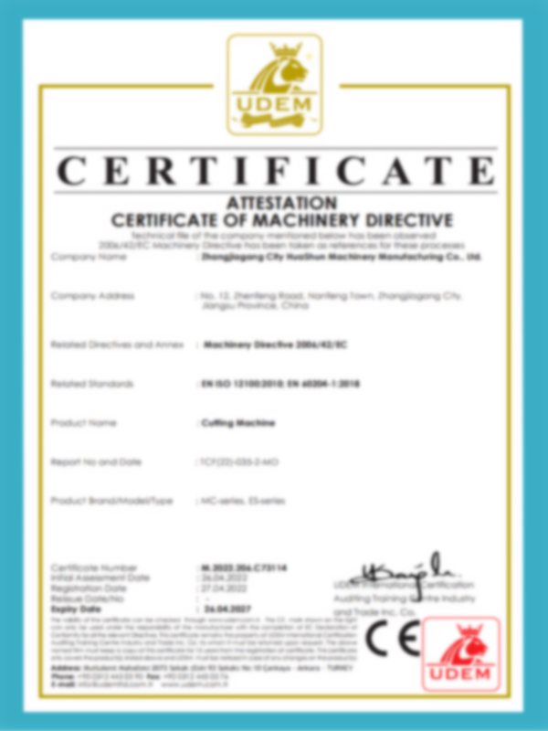 Certificado de Diretiva de Máquinas
